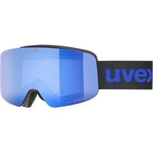 uvex Детска ски маска Uvex Kid's Pwdr Full Mirror S2 (VLT 28% Ski goggles - Black Matt / Mirror Blue - размер One Size (417-3737-0111)