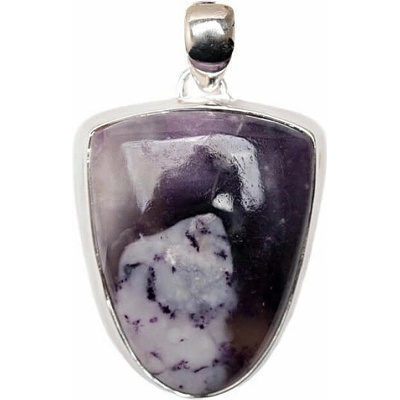 Nefertitis Opál Violet flame přívěsek stříbro P539 NF63844