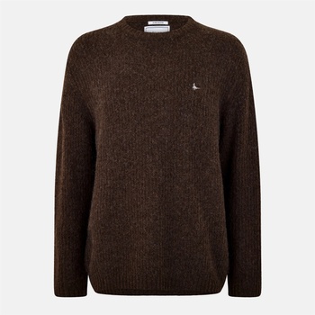 Jack Wills Пуловер Jack Wills Men's Cosy Slouch Crew Neck Jumper - Coffee Marl