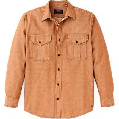 Filson Мъжка риза с копчета Filson Denim Guide Shirt - Harvest Tan - размер XXL (033-2733-0215)