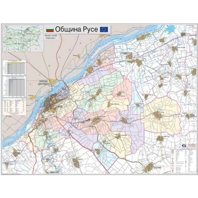 Mapmedia Карта на община Русе