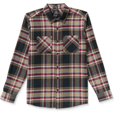 Volcom Мъжка риза с копчета Volcom Netastone Flannel L/S Shirt - Antique Black (033-2786-0113)