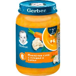Gerber Супа с пуешко и копър, от 7-я месец, 190 g (3032922)