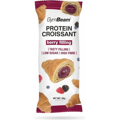 GymBeam Proteínový croissant s príchuťou lesných plodov 50 g