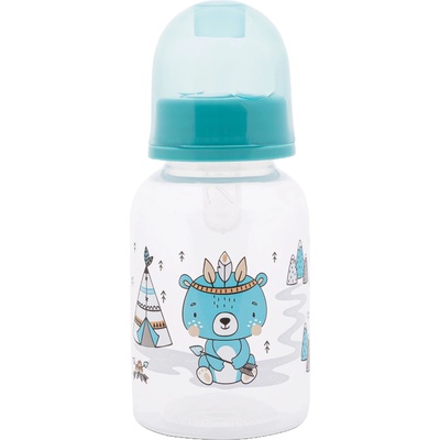 Lorelli Бебешко шише Lorelli Baby Care - Simple, 125 ml, Aqua Blue (10200120005)