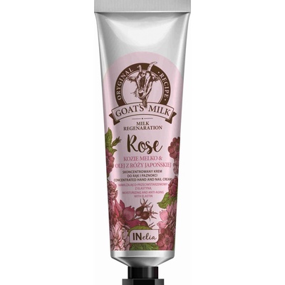 INelia krém ruce Kozí mléko a japonský růžový olej 100 ml