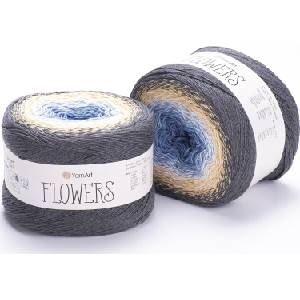 YARNART Flowers 287 Плетива прежда (Flowers 287)