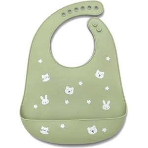 Lorelli Силиконов лигавник с джоб Lorelli - Natural, Fresh Green (10230670004) - ozone