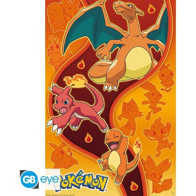 POKEMON - Poster Maxi 91.5x61 - Fire Type, GBYDCO557