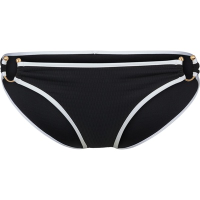 Seafolly Дамско бикини долнище Seafolly Women's Beach Bound Ring Side Hipster Pant Bikini bottom - Black - размер 34 (EU) (150-4246-0111)