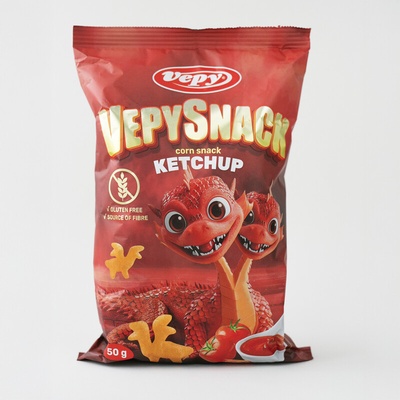 Vepy Kukuričný snack s kečupovou príchuťou 50 g