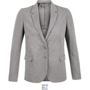 Neoblu 3170 MARCEL WOMEN / Дамско сако от пике - сив меланж 40 (243170077u5)