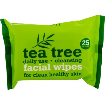 XPel Tea Tree Peppermint čistící ubrousky na obličej 25 ks