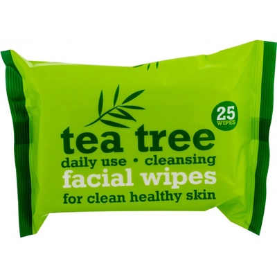 XPel Tea Tree Peppermint čistící ubrousky na obličej 25 ks