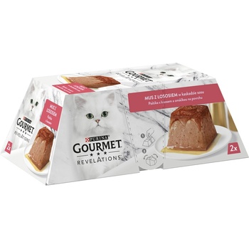 Gourmet Revelations jemná paštéta s lososom a omáčkou 2 x 57 g