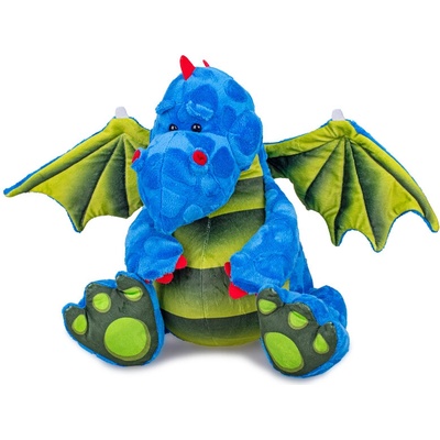 Drak modrý sediaci 30 cm