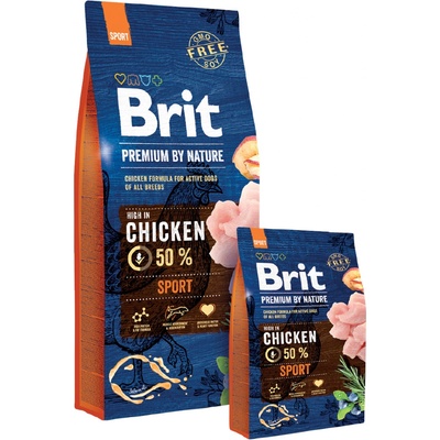 Brit Premium By Nature Sport Chicken 15 kg
