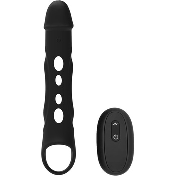 Image 1 of DreamToys Ramrod Vibrating Extender Ultra with Remote Black