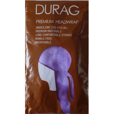 Woodrow Durag šátek satén šeřík fialová světlá