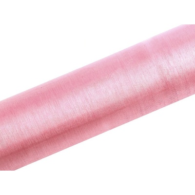 Partydeco Organza světle růžová neon 0,16m x 9m ORP16-081J