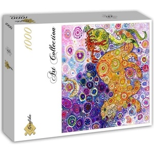 Grafika Art Puzzle Пъзел Grafika от 1000 части - Уловена видра (2382)