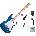 SX SST/ASH Standard SET Trans Blue Електрическа китара