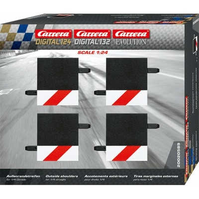 Carrera 20589 Krajnice pro rovinku 20612 EVO D132 D124
