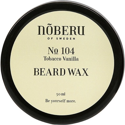 Noberu Tobacco Vanilla Beard Wax Matný krémový vosk na vousy a knír 50 ml