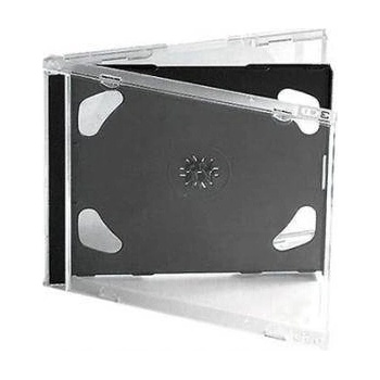 CD-BOX Двойни с черен трей (double cd box)