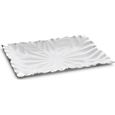 Eurofirany keramický podnos NIRA 01 35X26X3cm biela