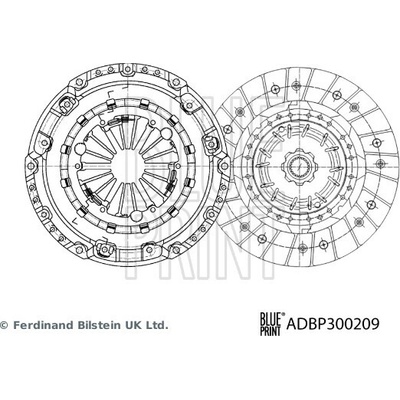 Spojková sada BLUE PRINT ADBP300209