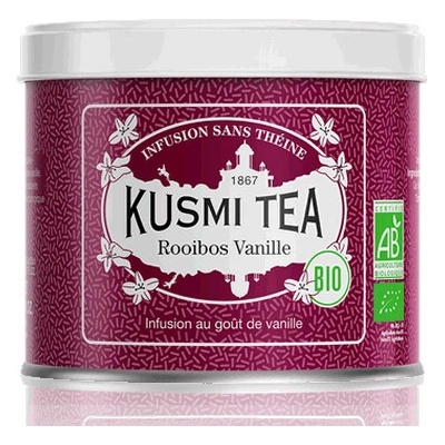 Kusmi Tea Sypaný bylinný čaj Vanilla Rooibos Bio kovová dóza 100 g