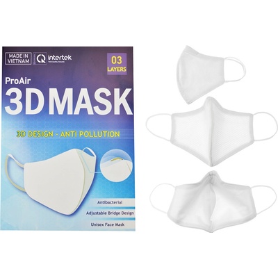 Antibakteriální 3D maska Pro Air bílá