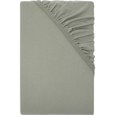 Livarno Žerzejové napínací prostěradlo olivová 140-160x200