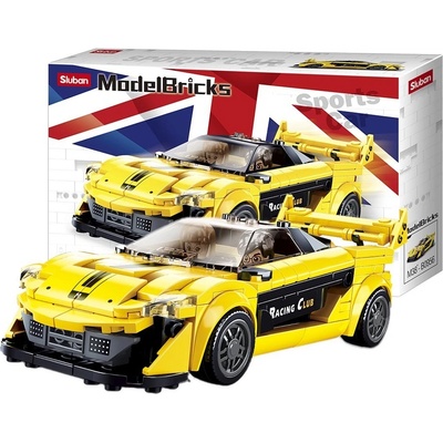 Sluban B0956 Žlutý anglický sporťák