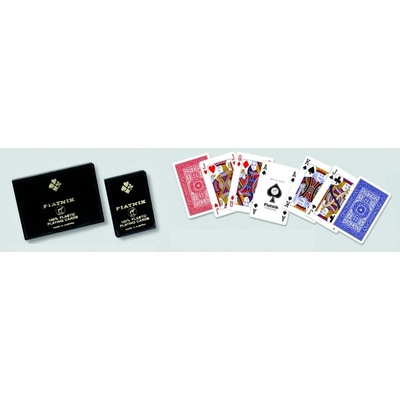 Piatnik Poker 100 % plastové červené