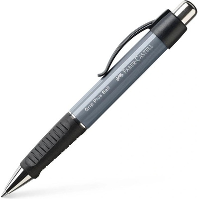 Faber-Castell Химикалка Grip Plus, автоматична, сива (1005120531)