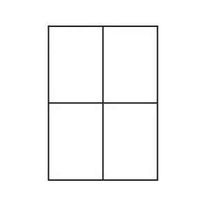 CDRmarket Самозалепващи етикети 105 x 148 мм, 4 етикета, A4, 100 листа (R0ECO.0922A, 227004)
