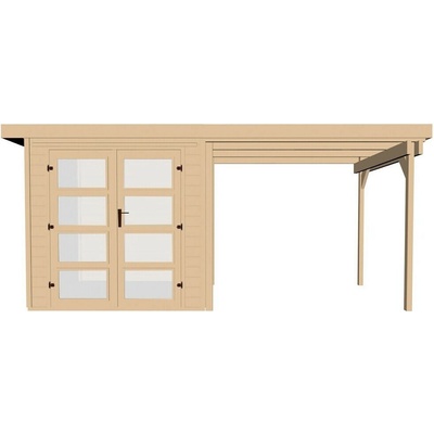 WEKA 321 Dřevěný zahradní domek 553 x 293 x 206 cm – Hledejceny.cz