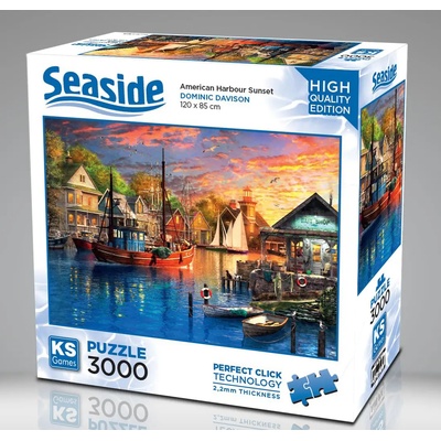 KS Games - Puzzle Davison: American Harbour Sunset - 3 000 piese