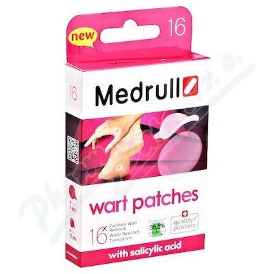 Náplasti na bradavice Medrull 16 ks