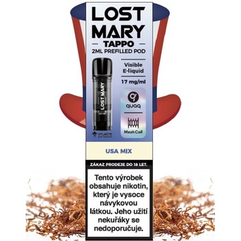 lost mary tappo usa LOST MARY TAPPO Pods cartridge 1Pack USA Mix 17 mg od 94 Kč