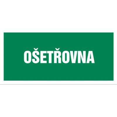 Značka Ošetřovna, samolepicí fólie, 100 × 210 mm BZ FT917