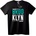 NOONEBRAND Тениска Brooklyn New York - 6XL, Black