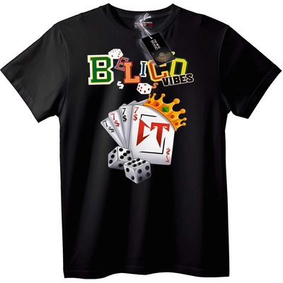 NOONEBRAND Bilico Vibes Казино Тениска - 2XL, White
