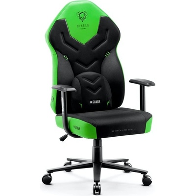 Diablo Chairs X-Gamer 2.0 Normal Size: Černo-zelená