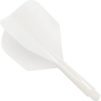 Letky s násadkou Condor Plain No6, biele 21 mm