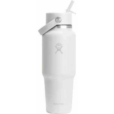 Hydro Flask Бутилка за вода Hydro Flask Wide Flex Straw Travel Bottle Water bottle - White - размер 710 ml (533-2183-2012)