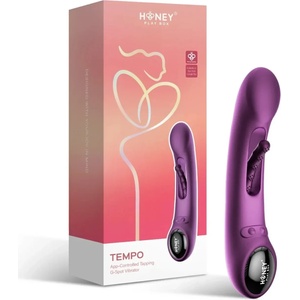  Смарт вибратор с потупване и натиск, луксозен, 21см. - Tempo Vibrator (VS-57-985PU)