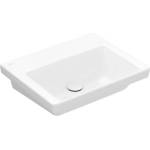 Villeroy & Boch Subway 3.0 - Умивалник 55x44 см, без преливник, без отвор за смесител, CeramicPlus, алпийско бяло 4A7058R1 (4A7058R1)